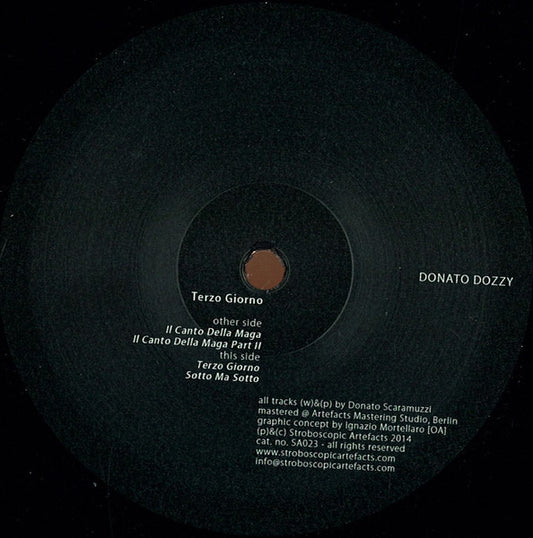 Donato Dozzy - Terzo Giorno