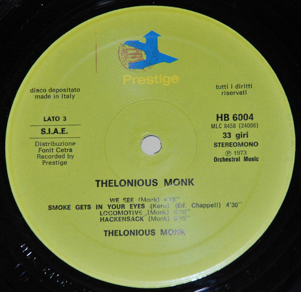 Thelonious Monk - Thelonious Monk