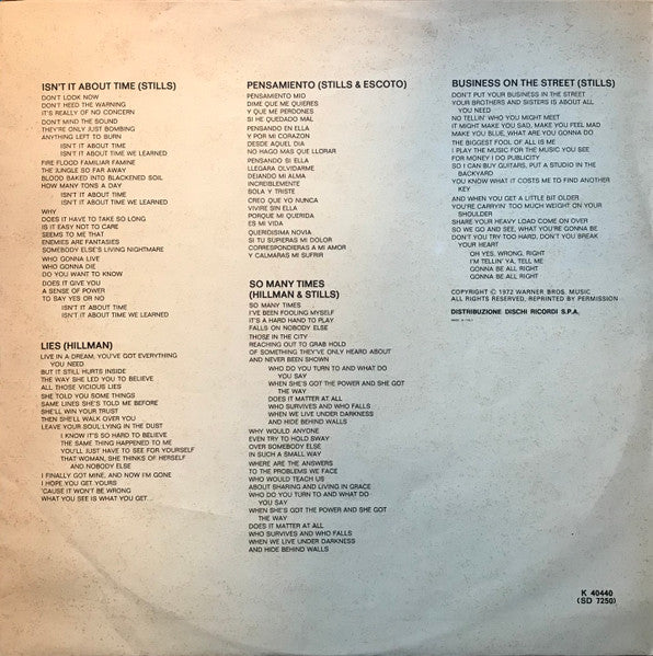 Stephen Stills - Down The Road