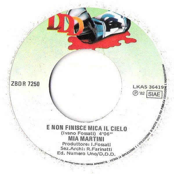 Mia Martini - E Non Finisce Mica Il Cielo (7")