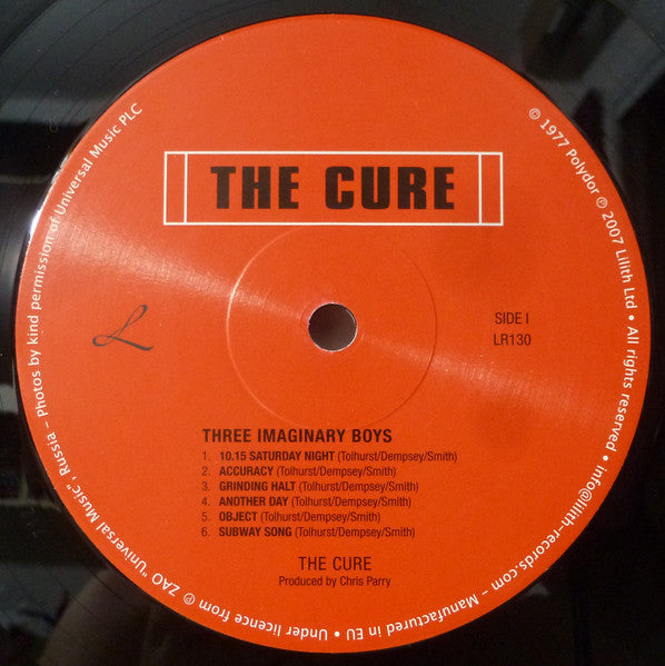 The Cure - Three Imaginary Boys