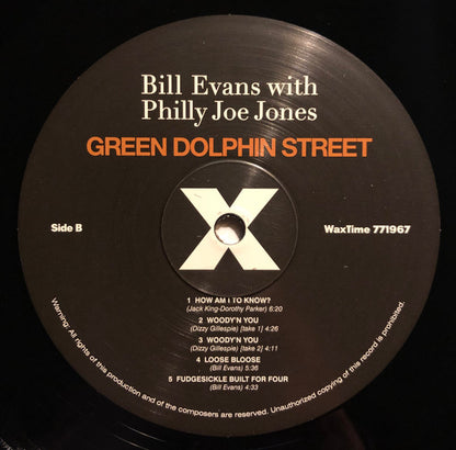 Bill Evans With Philly Joe Jones ‎– Green Dolphin Street