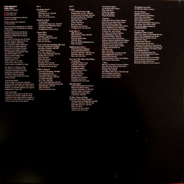 Tony Bennett - Cheek To Cheek