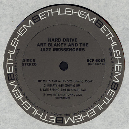Art Blakey & The Jazz Messengers - Hard Drive