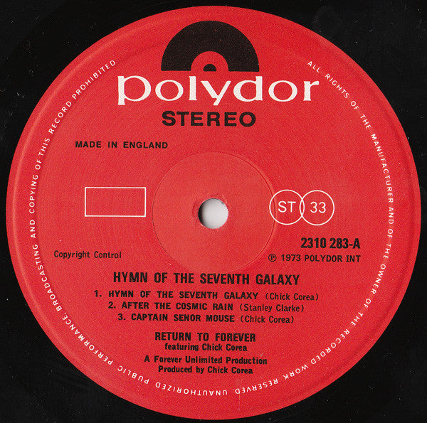 Return To Forever - Hymn Of The Seventh Galaxy