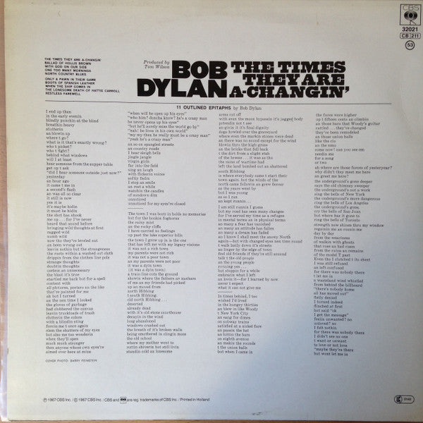 Bob Dylan - The Times They Are A-Changin'