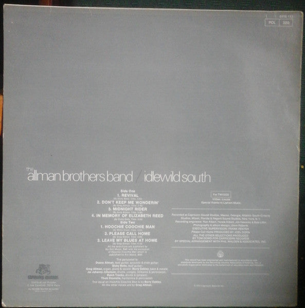 The Allman Brothers Band - Idlewild South