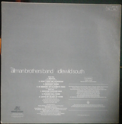 The Allman Brothers Band - Idlewild South