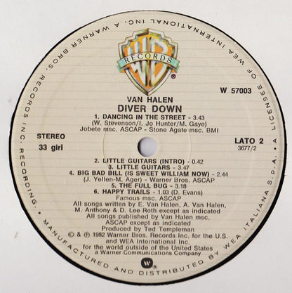 Van Halen - Diver Down
