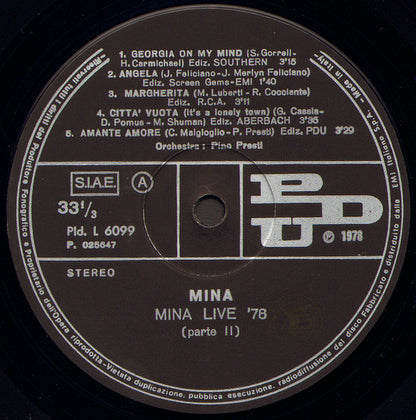 Mina - Live '78