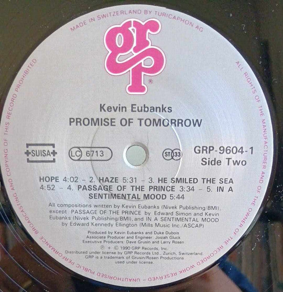 Kevin Eubanks - Promise Of Tomorrow