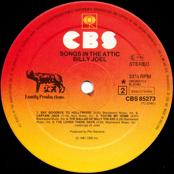 Billy Joel - Songs In The Attic