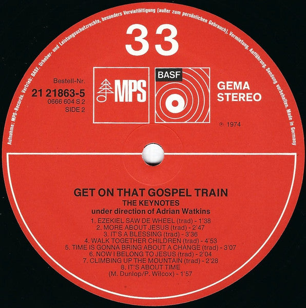 The Keynotes - Get On That Gospel Train