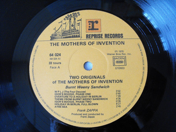 The Mothers - 2 Originals Of The Mothers Of Invention