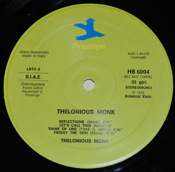 Thelonious Monk - Thelonious Monk
