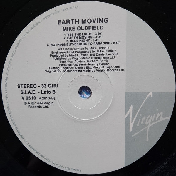 Mike Oldfield - Earth Moving