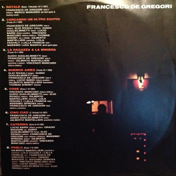 Francesco De Gregori - Musica Leggera