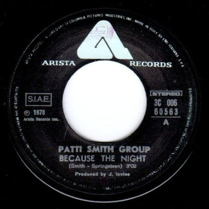 Patti Smith Group - Because The Night / God Speed