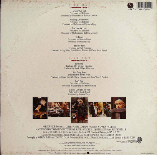 Madonna - Who's That Girl (Original Motion Picture Soundtrack)
