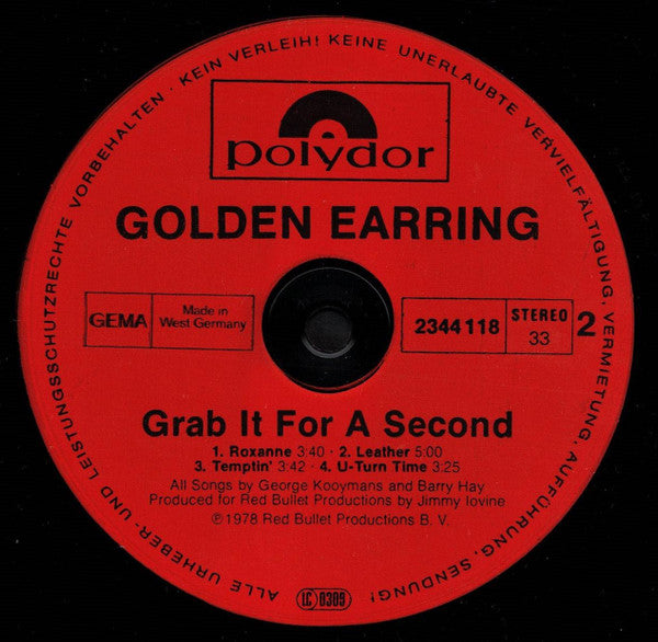 Golden Earring - Grab It For A Second