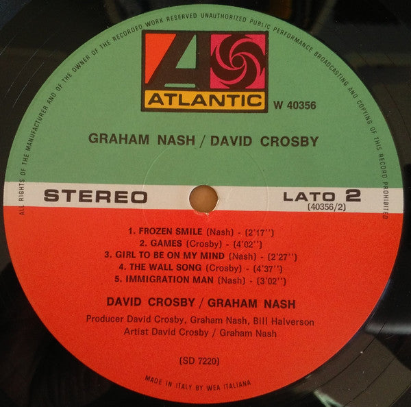 Crosby & Nash - Graham Nash / David Crosby