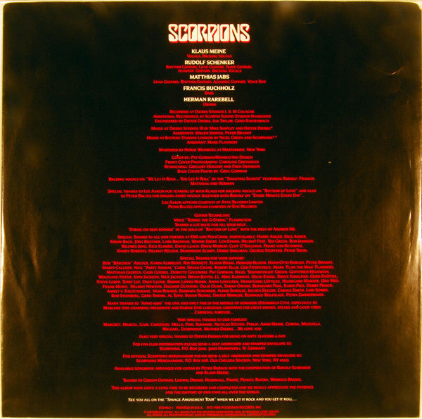 Scorpions - Savage Amusement
