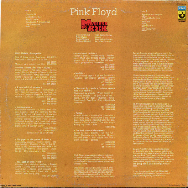 Pink Floyd - Masters Of Rock