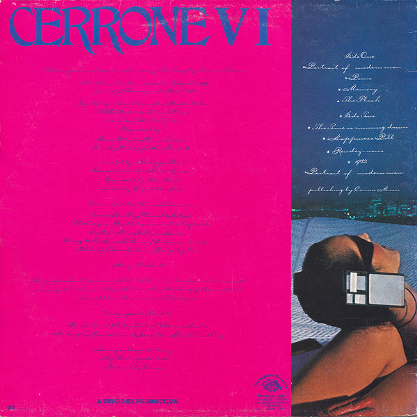 Cerrone - Cerrone VI