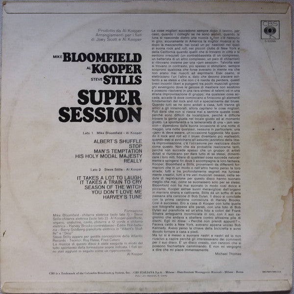 Mike Bloomfield - Super Session