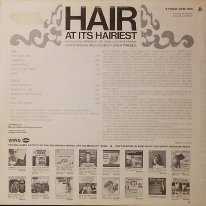 Sandy Brown And His Gentlemen Friends ‎– "Hair" - At It's Hairiest