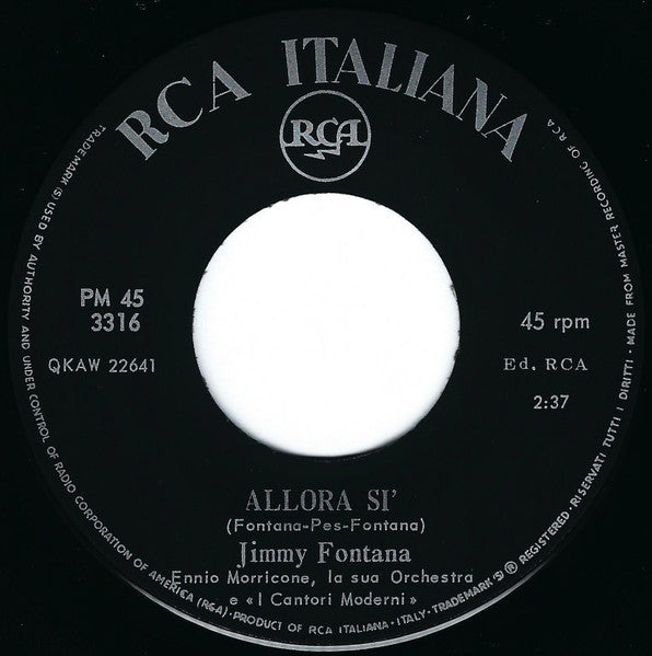 Jimmy Fontana - Il Mondo (7")