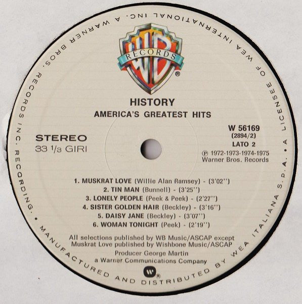 America - History · America's Greatest Hits