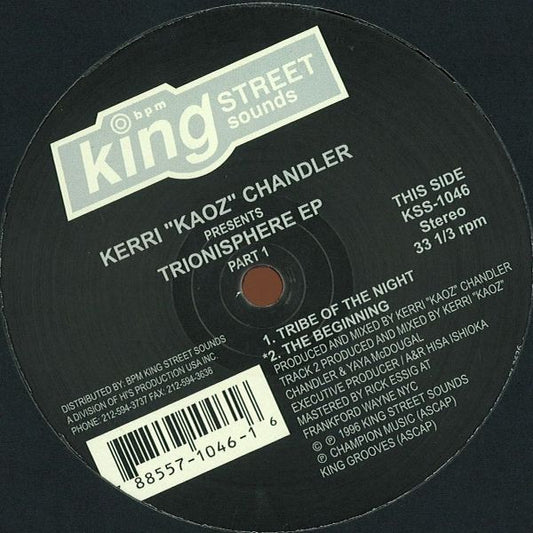 Kerri Chandler - Trionisphere EP (Part 1)