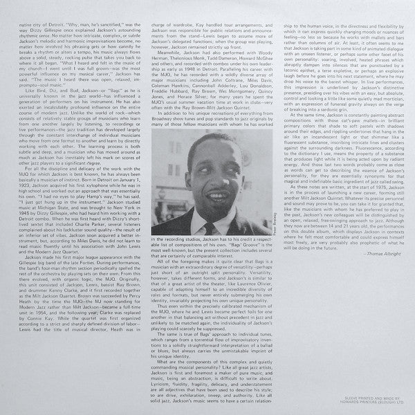 Milt Jackson - Opus De Funk