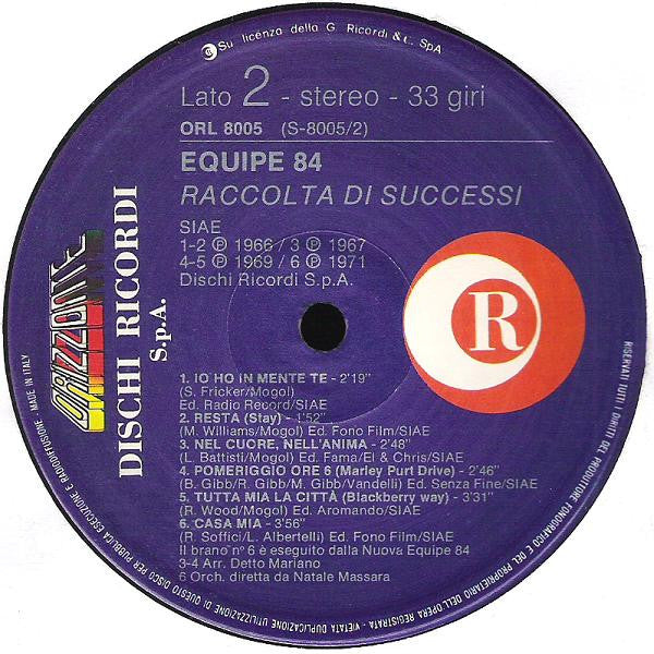 Equipe 84 - Raccolta Di Successi