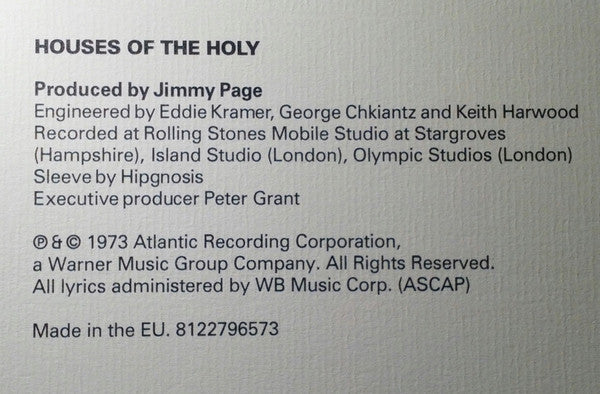 Led Zeppelin - Houses Of The Holy (nuovo)