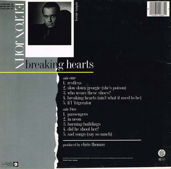 Elton John - Breaking Hearts