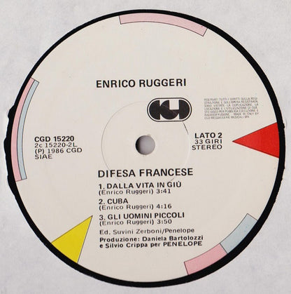 Enrico Ruggeri - Difesa Francese