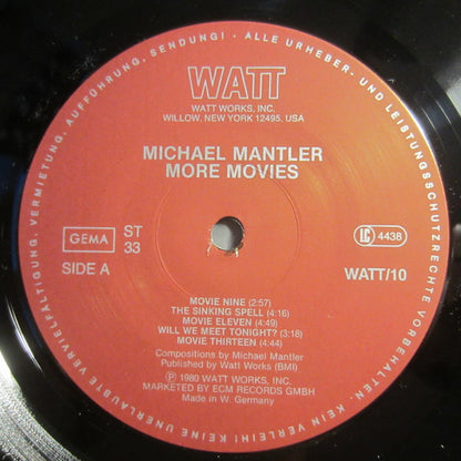 Michael Mantler - More Movies