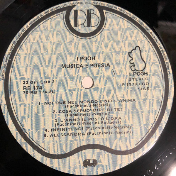 Pooh - Musica E Poesia