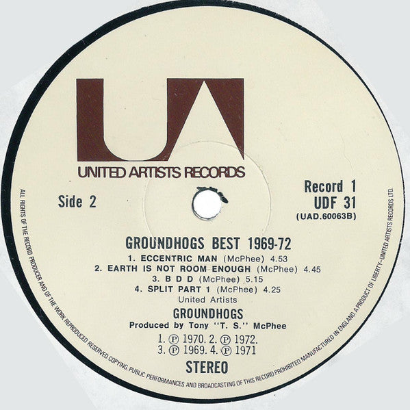The Groundhogs - Groundhogs Best 1969-72