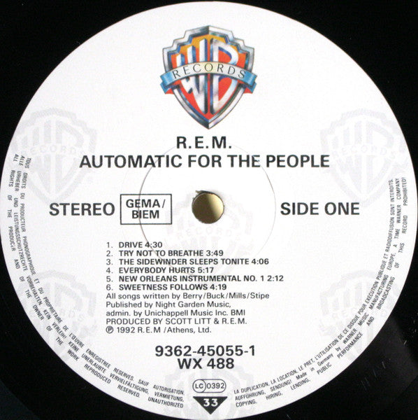 R.E.M. - Automatic For The People
