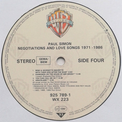 Paul Simon - Negotiations And Love Songs (1971-1986)
