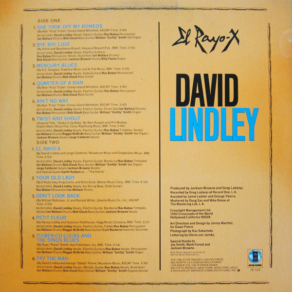 David Lindley - El Rayo-X