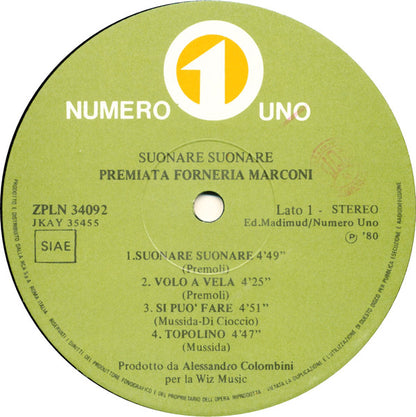 Premiata Forneria Marconi - Suonare Suonare