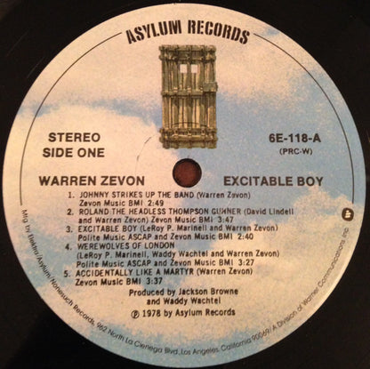 Warren Zevon - Excitable Boy