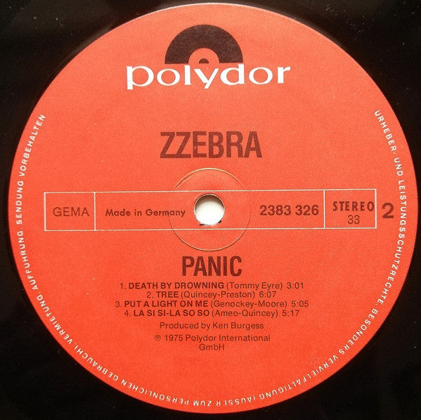 Zzebra - Panic