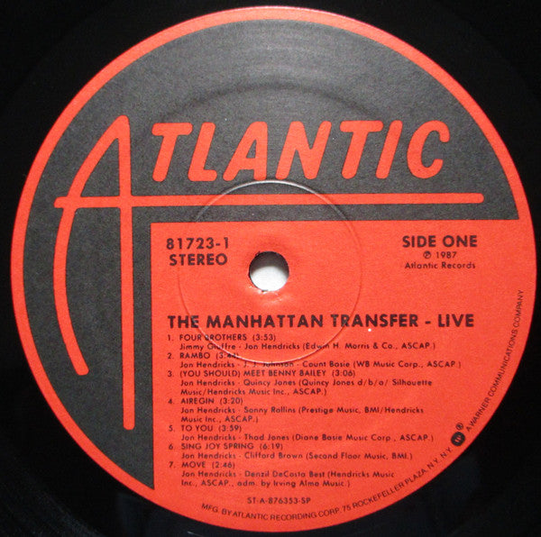 The Manhattan Transfer - Live