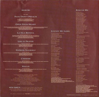 Madonna - The Immaculate Collection