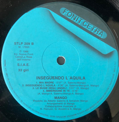 Mango - Inseguendo L'Aquila